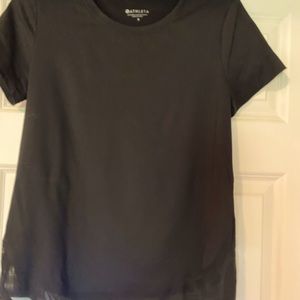 Authentic Athleta small black short sleeve shirt.